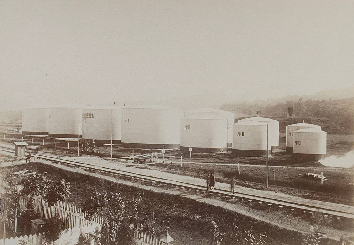 Some of the oil tanks created by the Nobels in Batumi are still visible today, after nearly 120 years.