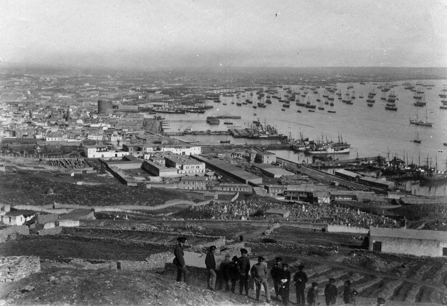 A general view over Baku. New liberal legislation encouraged the inflow of foreign capital, which resulted in the dramatic expansion of the oil industry. By the turn of the 20th century, Baku was producing 50 per cent of the world’s oil.