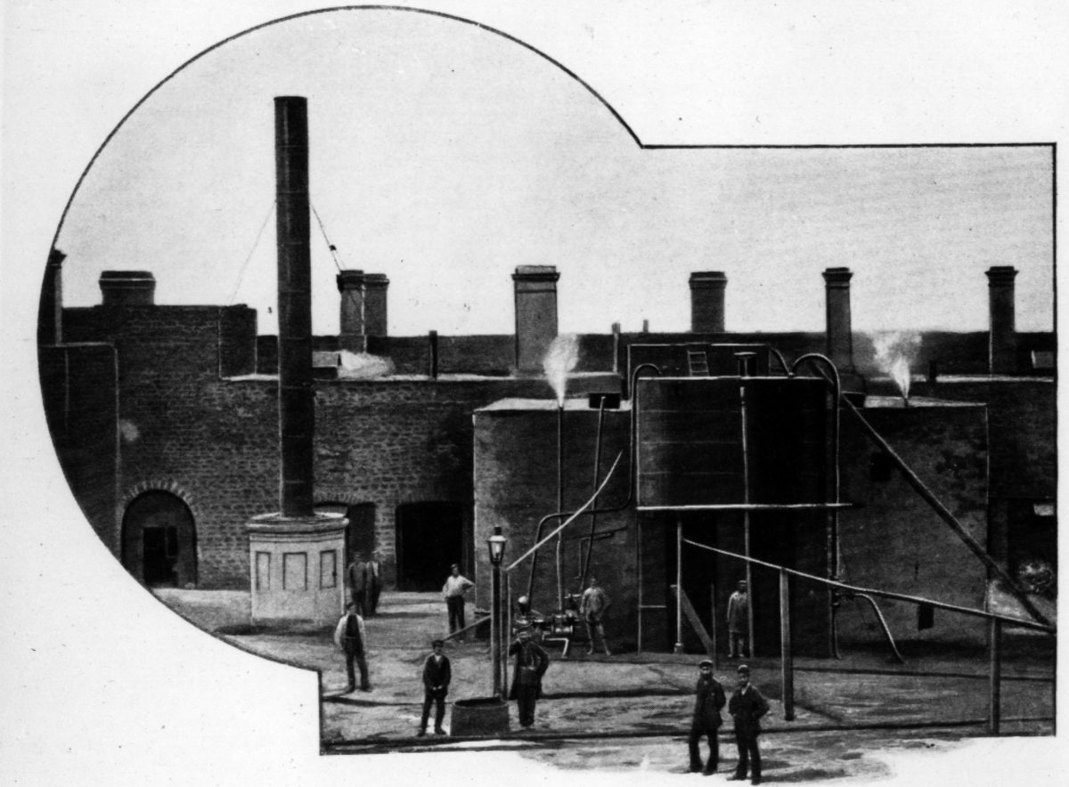Robert Nobel’s factory in Baku in 1879, the same year as Branobel became a limited company. Robert was against forming a limited company and left Baku the following year.