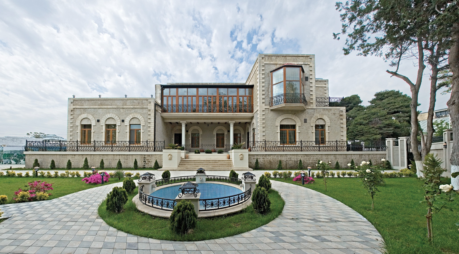 The resurrected splendour of Villa Petrolea after its restoration.